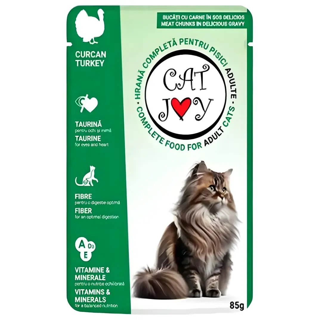 Cat Joy Hindili Yetişkin Kedi Konservesi 85 Gr